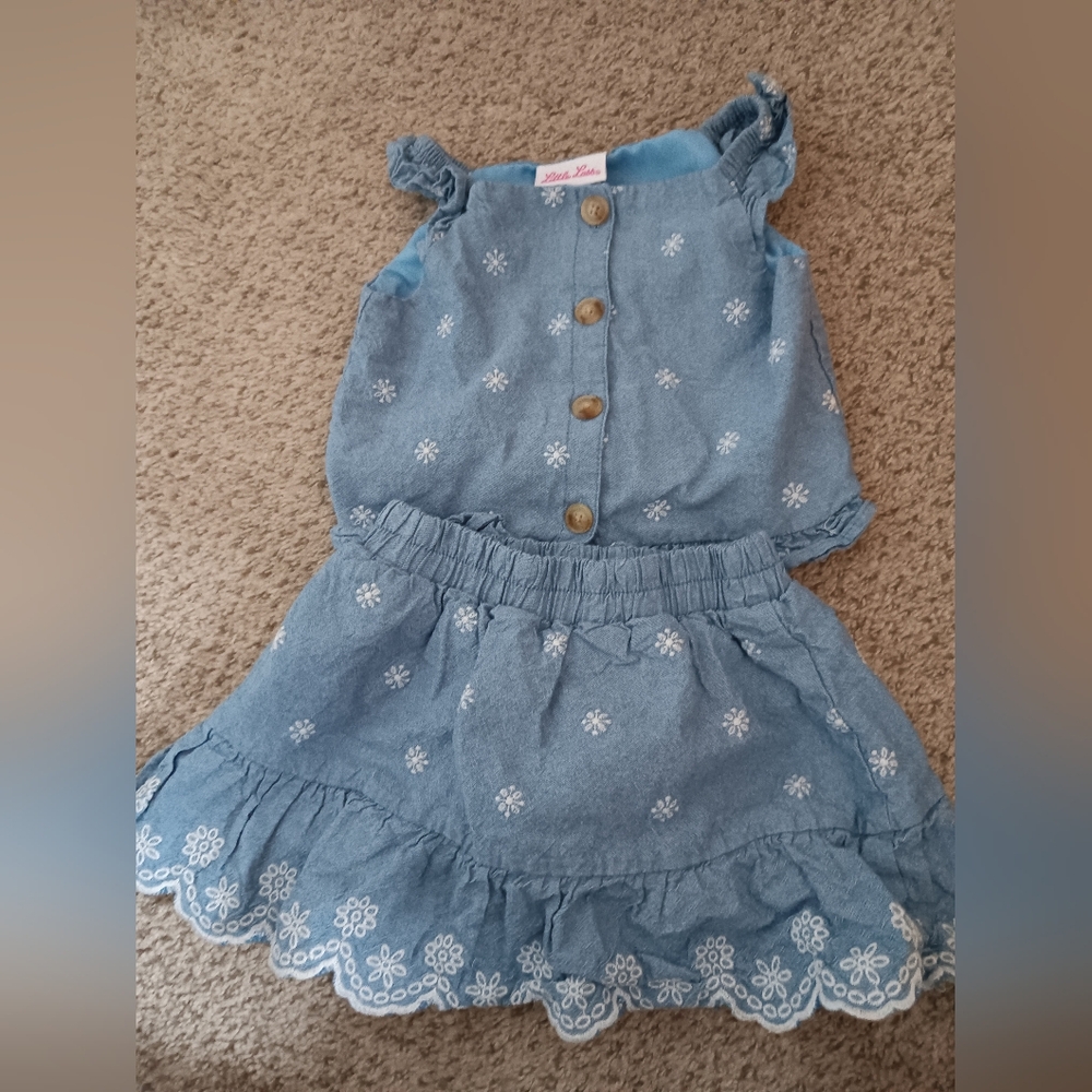 Adorable Girls Skort Outfit